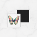 Fridge Magnet Kulkas Persegi Edisi Pastel Butterfly